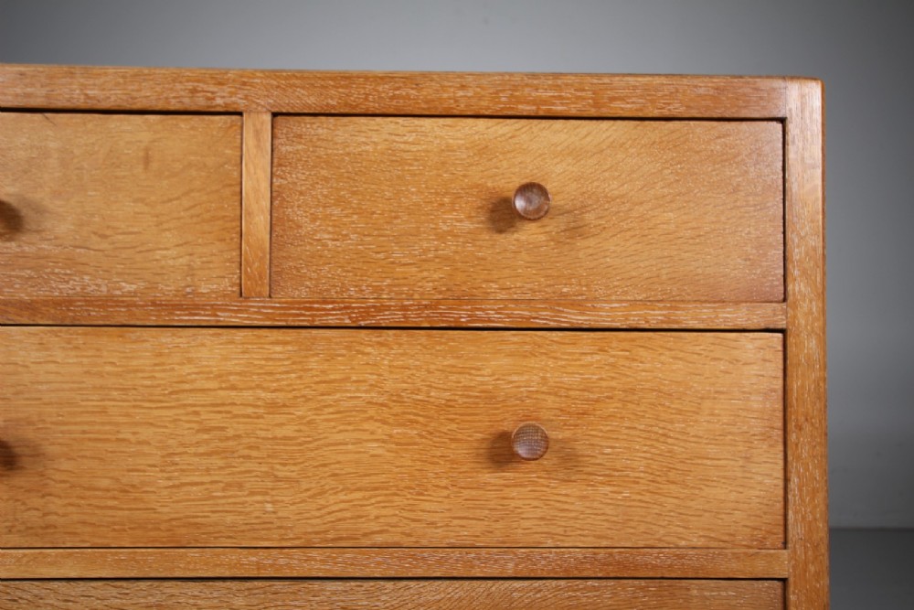 Heals 1920's Oak Chest of Drawers - Labelled View III