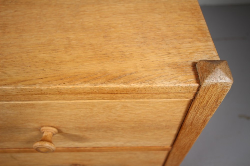 Heals Antique Oak Letchworth Chest of Drawers View IV