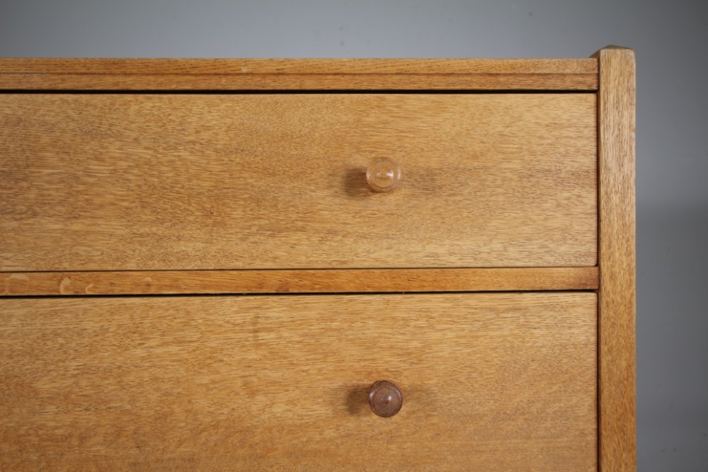 Heals Antique Oak Letchworth Chest of Drawers View V