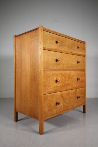 Heals Antique Oak Letchworth Chest of Drawers View VI