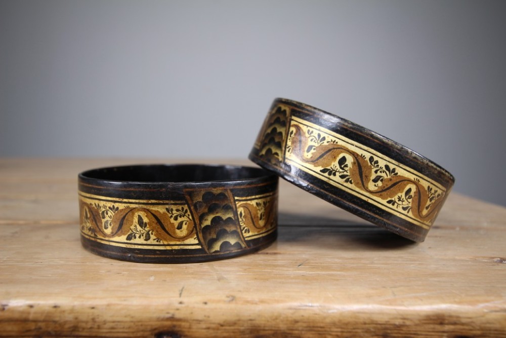 Fine Pair of English Regency Antique Wine Coasters