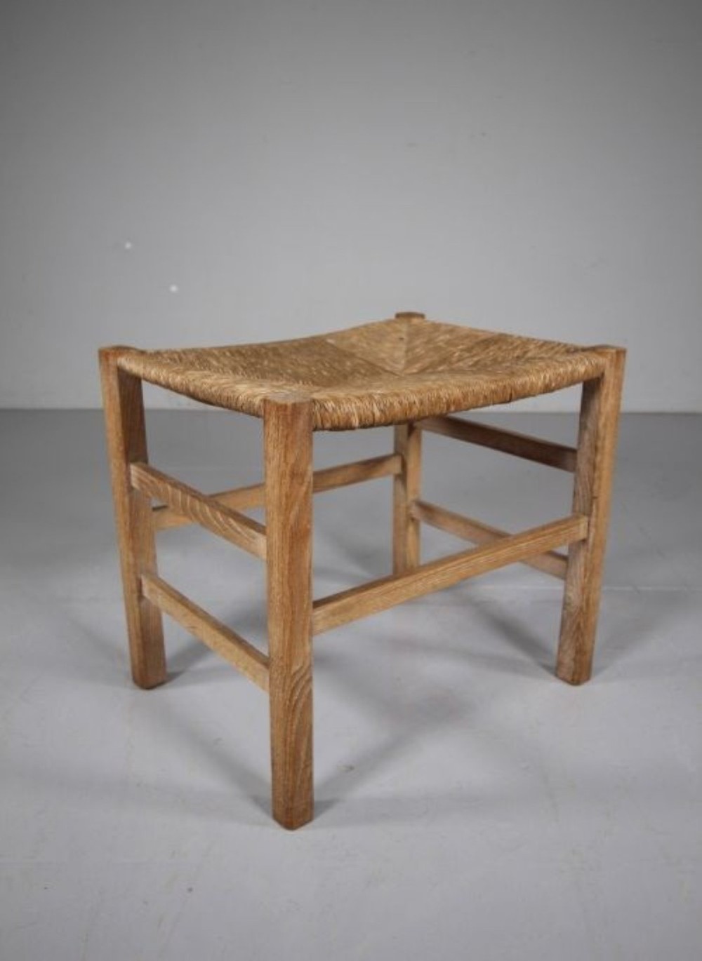 Heals of London Antique Oak Stool