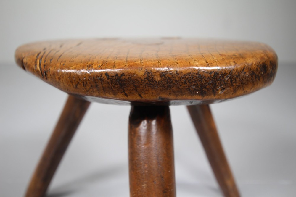 18th Century English Antique Cheese Stand Stool View III