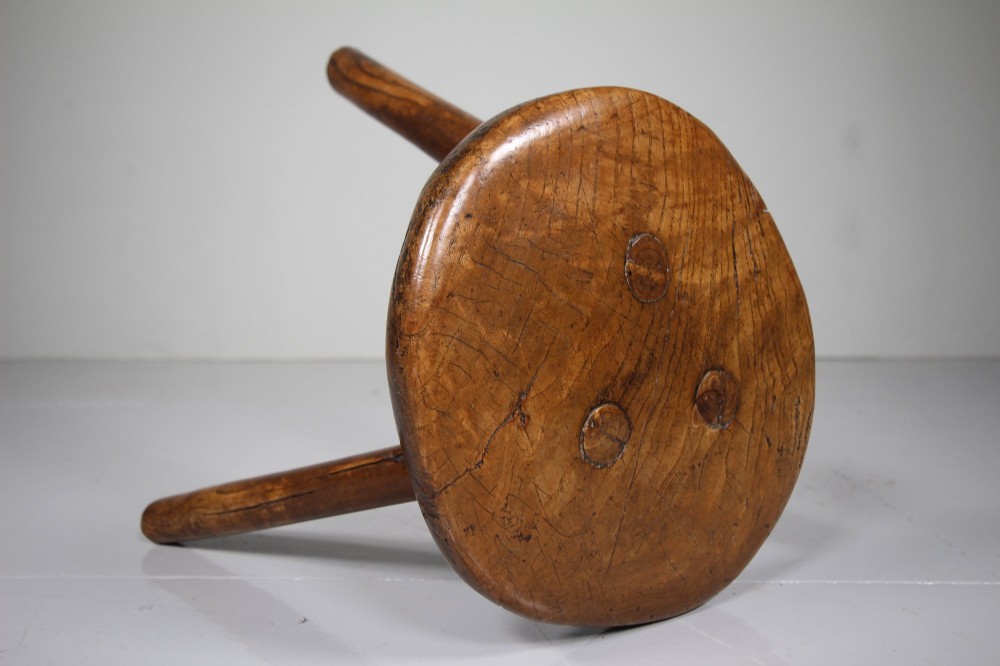 18th Century English Antique Cheese Stand Stool View IV