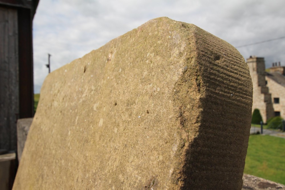 Massive English Early 19th Century Antique Stone Table Top View IX