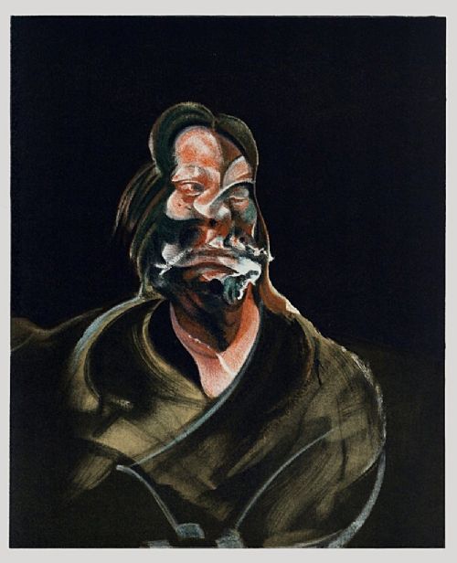 Portrait Lithograph of Isabel Rawsthorne After Francis Bacon, 1966