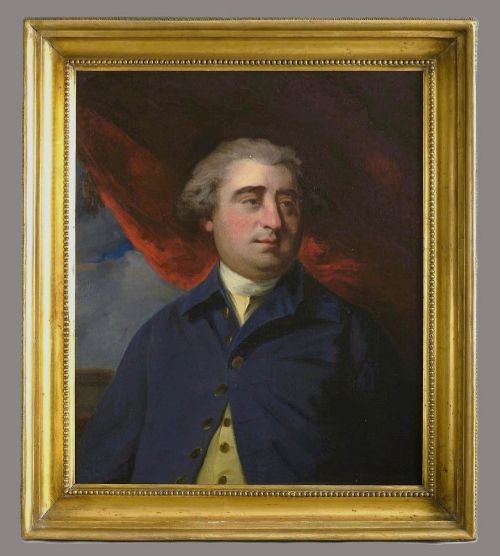 Portrait Oil of Charles James Fox (1749-1806) by the Studio of Sir Joshua Reynolds Circa 1782