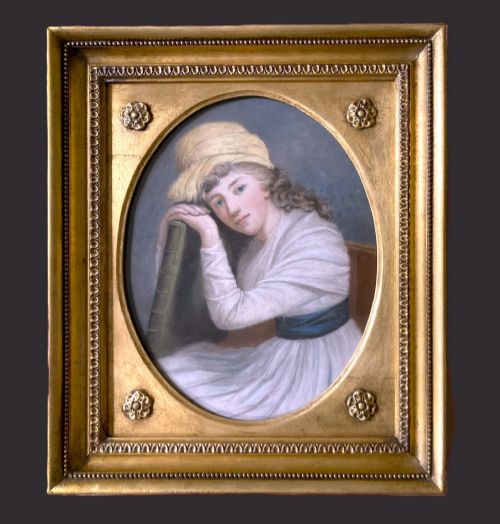 Portrait of Lady Hannah Cowper attributed to Anna Tonelli circa 1785