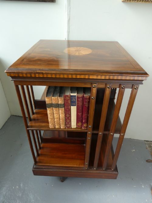 Fine Edwardian Revolving Bookcase