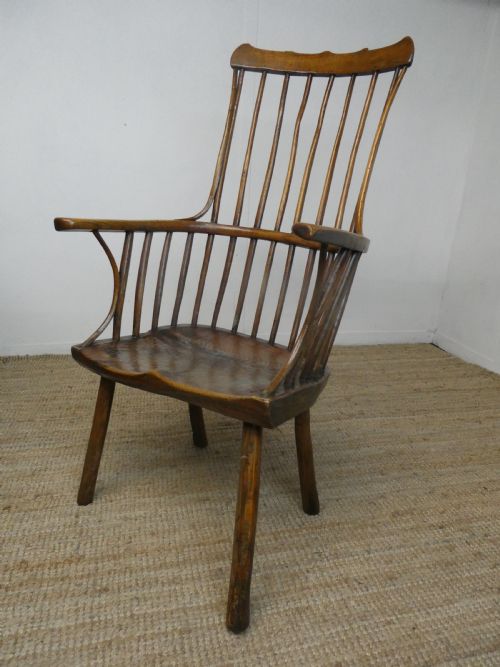 Early 19thc Comb Back Chair