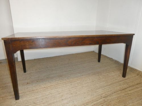 English 18th Century Oblong Refectory Oak Table