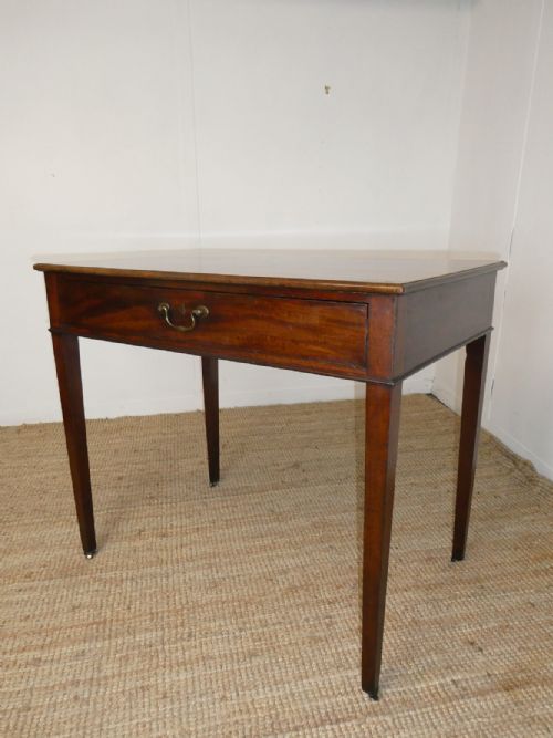 English 18thc Fitted Drawer Writing Table