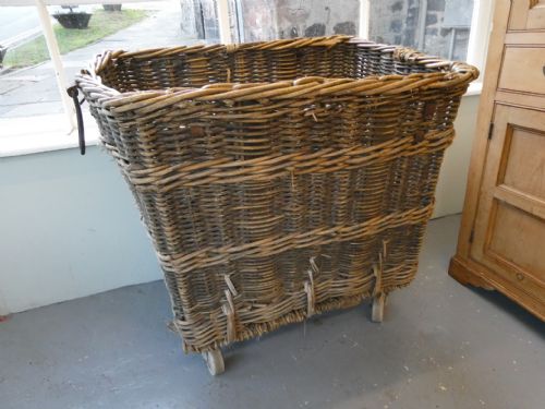 1900s Wicker Mill Basket