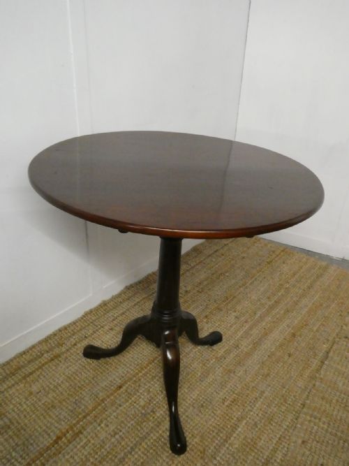 18thc Tilt Top Birdcage Table