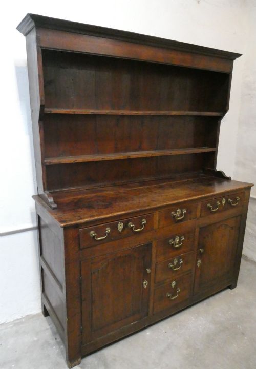 Neat English 18thc Oak Dresser