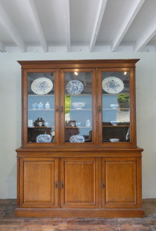 Scottish 19thc Oak Bookcase