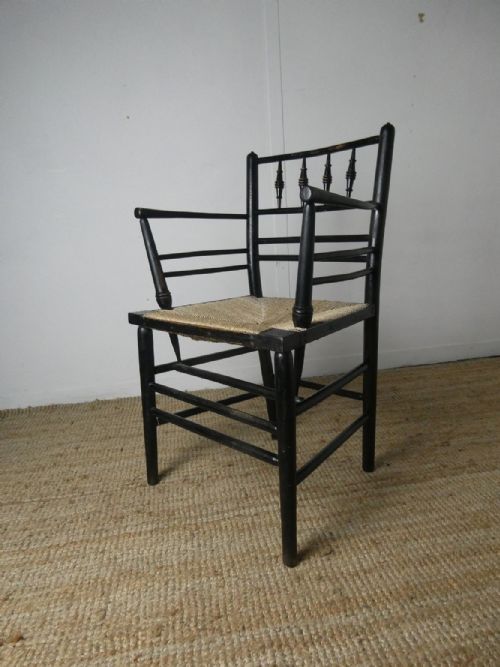 19thc Morris & Co Sussex Chair