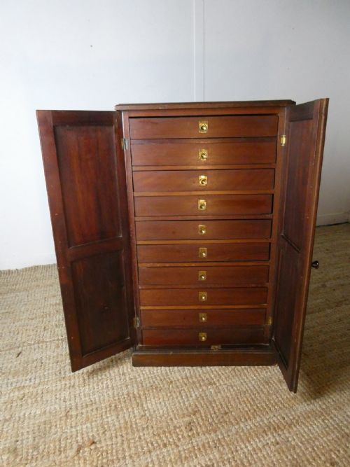 1900s Collectors Cabinet