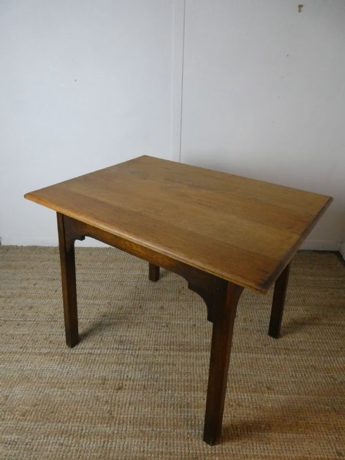 Early 20thc Arts & Crafts Oak Table