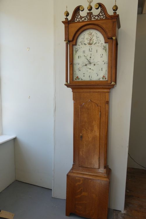 Oak Longcase Clock Andrew Maule Wooler