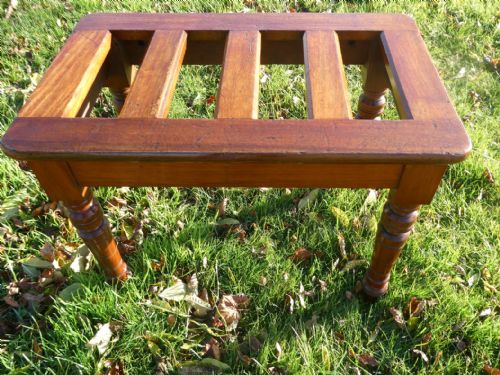 19thc Walnut Luggage Rack