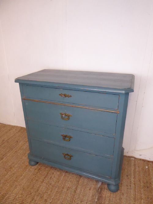 19thc Scandinavian Painted Chest of Drawers