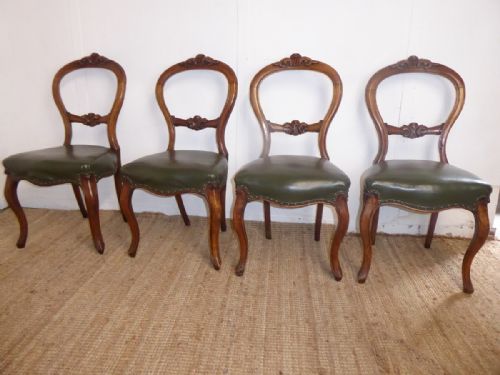 Set of 4 19thc Dining Chairs