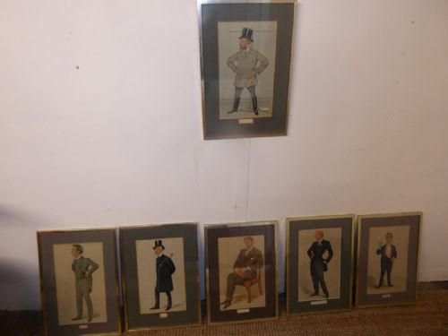 Six Early 20thc Spy Prints