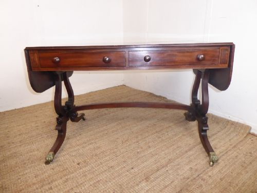 English 1800s Sofa Table