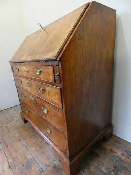 fig 1. English 18thC Walnut Bureau