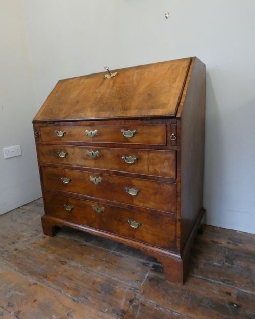English 18thc Walnut Bureau
