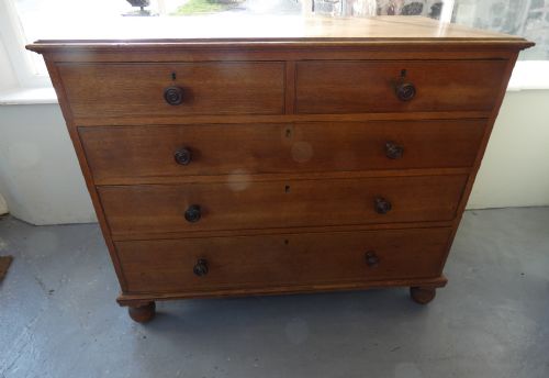 fig 1. Regency Oak Chest of Drawers Att. to Gillows
