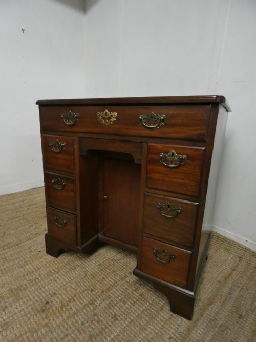 Small Georgian Kneehole Desk