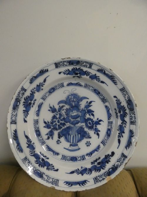 Large 18th Century Delft Charger