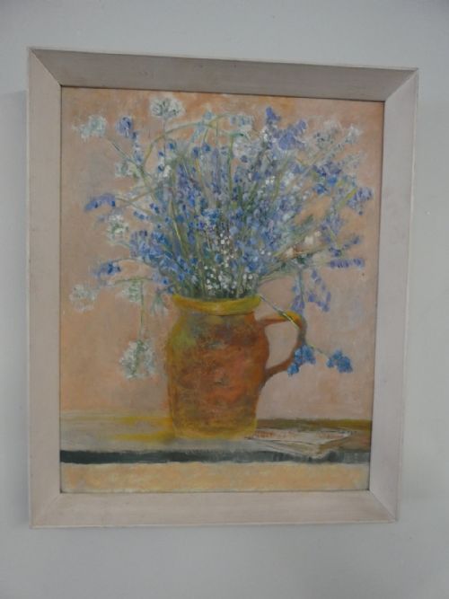 Oil Painting Bluebells