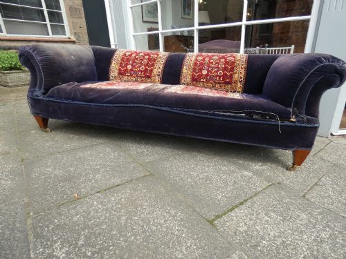 19th C Country House Carpet Sofa
