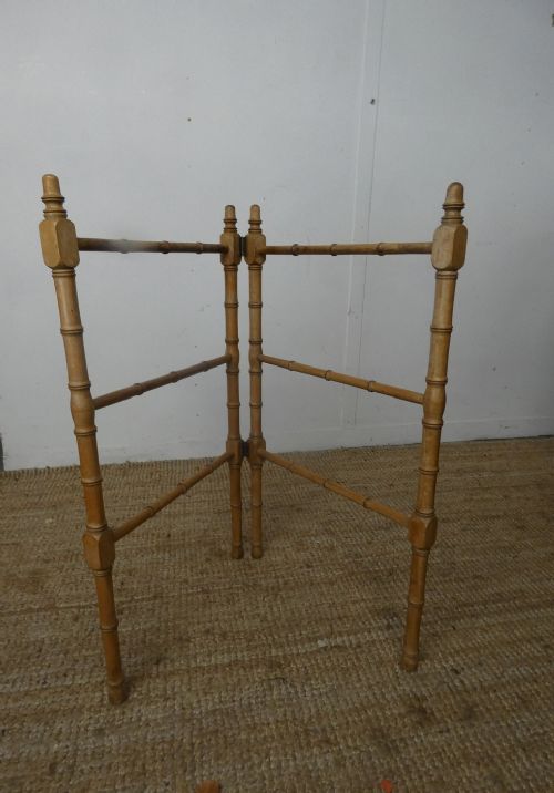 19thc Faux Bamboo Towel Rail