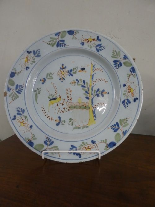 18thc English Delft Charger