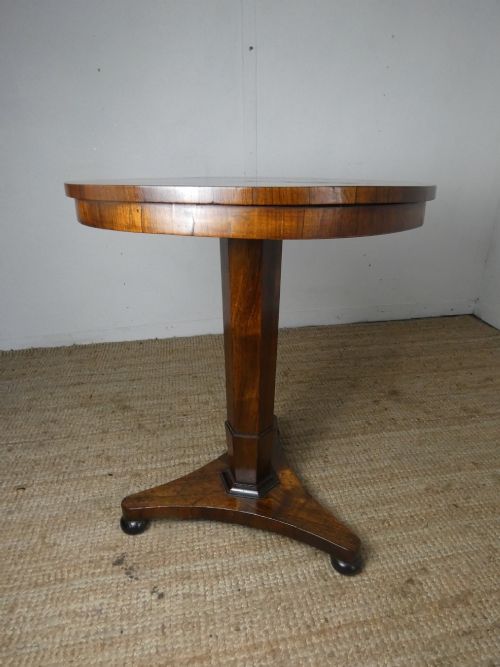 Round Regency Side Table