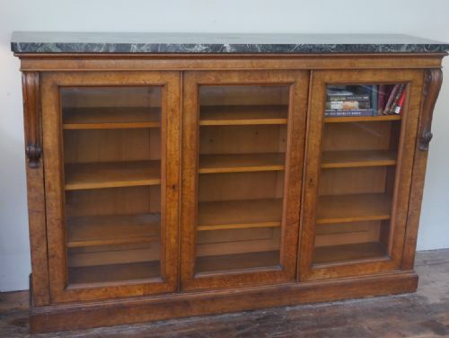 English 19thc Pollard Oak Bookcase