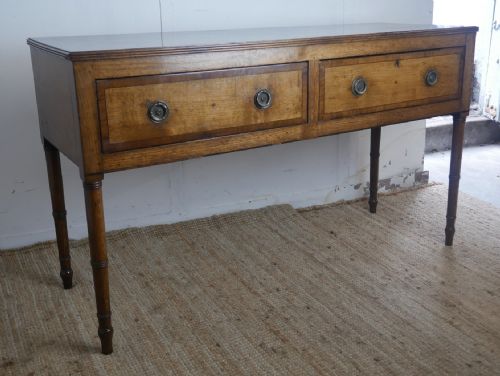 Neat English Oak Dresser Base