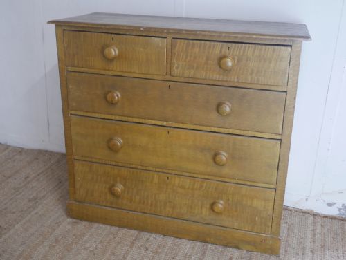 Painted Pine Chest of Drawers