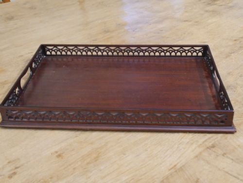 Fine Fretwork Tray