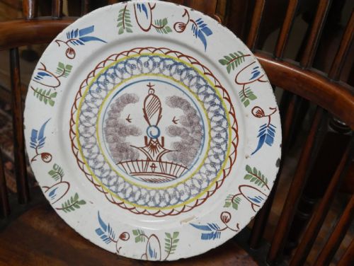 18th Century English Delft Charger