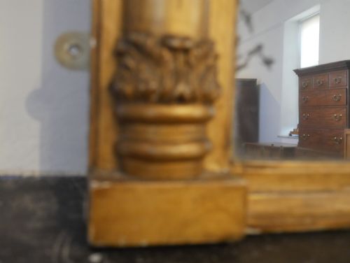 LATE REGENCY GILT OVERMANTEL MIRROR - ADDITIONAL PHOTO 4