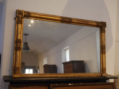 LATE REGENCY GILT OVERMANTEL MIRROR - ADDITIONAL PHOTO 9