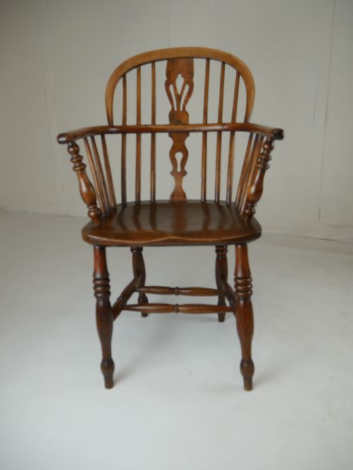 19th Century Ash Elm Windsor Chair