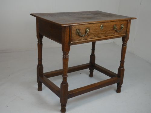 18thc Oak Lamp Table