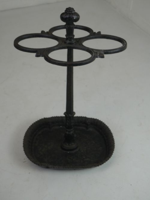19THC CAST IRON UMBRELLA STAND - ADDITIONAL PHOTO 8