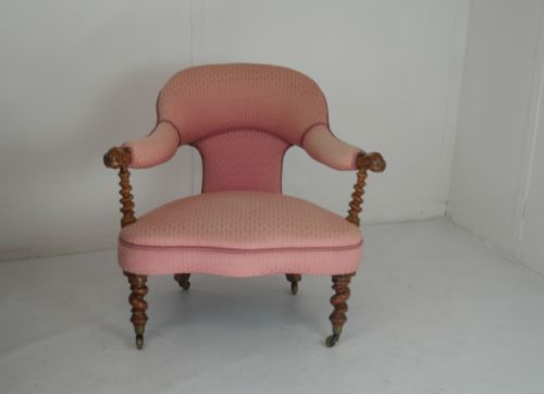 DECORATIVE WALNUT ARMCHAIR - ADDITIONAL PHOTO 2
